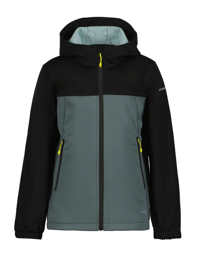 Icepeak lasten softshell-takki KLINE JR, tummanvihreä hinta ja tiedot | Poikien takit | hobbyhall.fi