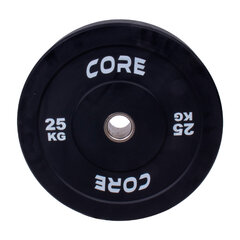 Core Levypaino Bumper 25kg hinta ja tiedot | Käsipainot, kahvakuulat ja voimaharjoittelu | hobbyhall.fi