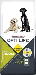 Versele-Laga Opti Life Adult Max aikuisille koirille, kana ja riisi, 12,5 kg hinta ja tiedot | Koiran kuivaruoka | hobbyhall.fi