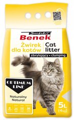 Bentoniittikissanhiekka Super Benek 5L hinta ja tiedot | Kissanhiekka | hobbyhall.fi