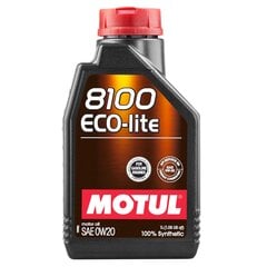 Öljy Motul 8100 ECO LITE 0W20 1L hinta ja tiedot | Moottoriöljyt | hobbyhall.fi