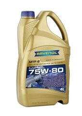 Vaihteistoöljy Ravenol MTF-2 75W80, 4L hinta ja tiedot | Ravenol Autotuotteet | hobbyhall.fi