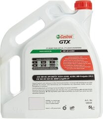 Castrol GTX 5W-40 A3/B4, 5 litraa hinta ja tiedot | Moottoriöljyt | hobbyhall.fi