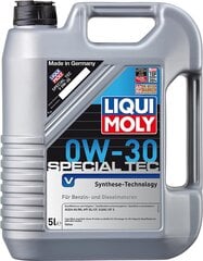 Liqui Moly 3769 Special TEC V 0W-30 5 L hinta ja tiedot | Moottoriöljyt | hobbyhall.fi