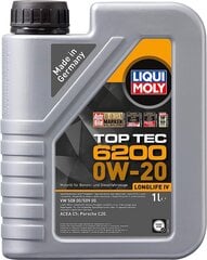 Liqui Moly 20780 Top TEC 6200 0W-20 1 L hinta ja tiedot | Moottoriöljyt | hobbyhall.fi