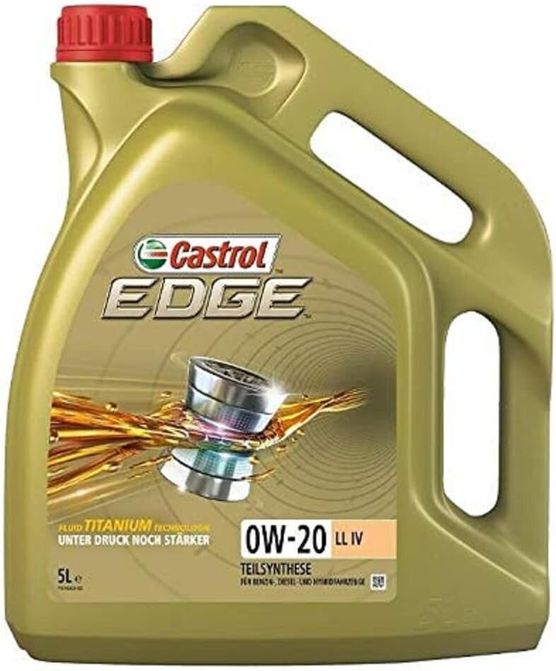 Castrol Edge 0W-20 LL IV, 5 litraa hinta ja tiedot | Moottoriöljyt | hobbyhall.fi