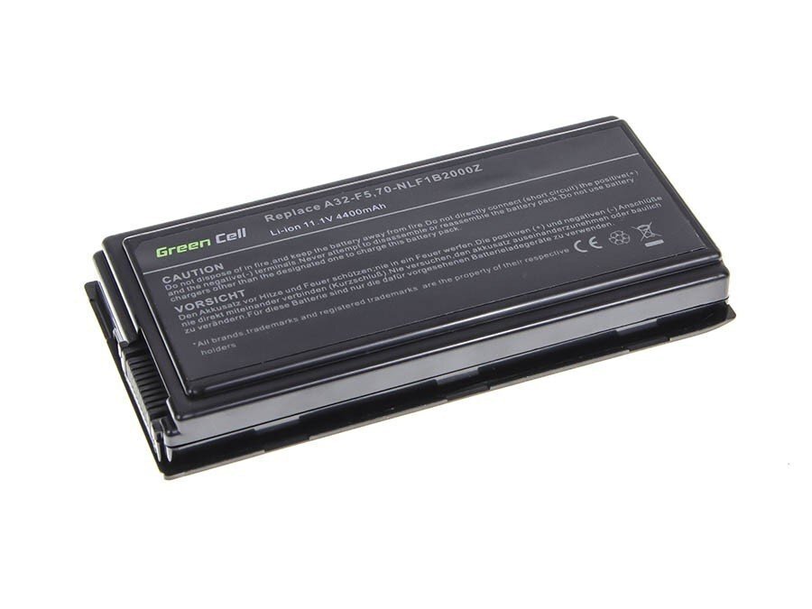 Green Cell Laptop Battery for Asus F5N F5R F5V F5M F5GLF5SL F5RL X50 X50N X50RL hinta ja tiedot | Kannettavien tietokoneiden akut | hobbyhall.fi