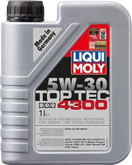 LIULI MOLY 3740 TOP TEC 4300 5W-30 1 L hinta ja tiedot | Moottoriöljyt | hobbyhall.fi