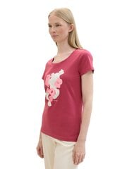 Tom Tailor naisten t-paita, tummanpunainen hinta ja tiedot | Naisten T-paidat | hobbyhall.fi