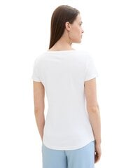 Tom Tailor naisten t-paita, valkoinen hinta ja tiedot | Naisten T-paidat | hobbyhall.fi