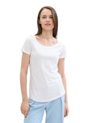 Tom Tailor naisten t-paita, valkoinen hinta ja tiedot | Naisten T-paidat | hobbyhall.fi