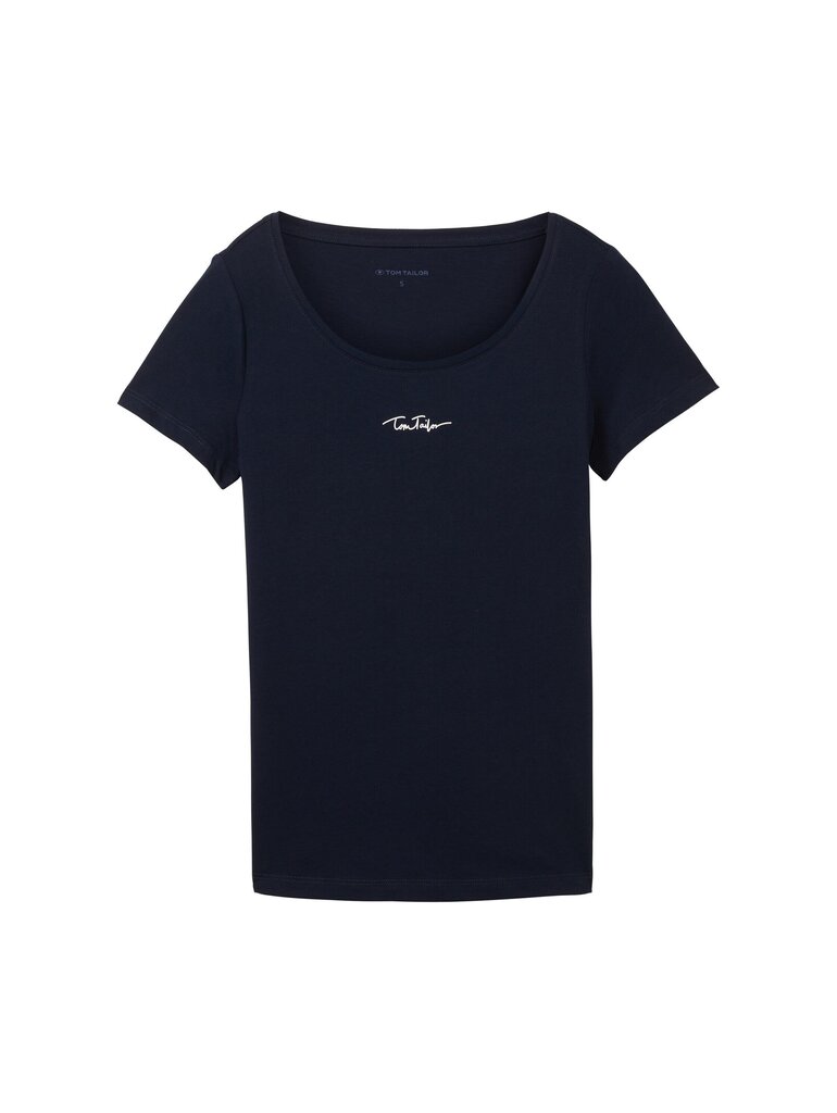 Tom Tailor moteriški marškinėliai, tamsiai mėlyni hinta ja tiedot | Naisten T-paidat | hobbyhall.fi