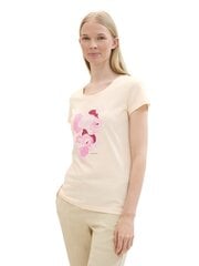 Tom Tailor naisten t-paita, beige hinta ja tiedot | Naisten T-paidat | hobbyhall.fi