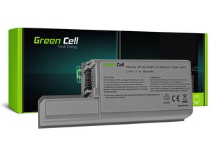 Green Cell Laptop Battery for Dell Latitude D531 D531N D820 D830 PP04X Precision M65 M4300 hinta ja tiedot | Kannettavien tietokoneiden akut | hobbyhall.fi