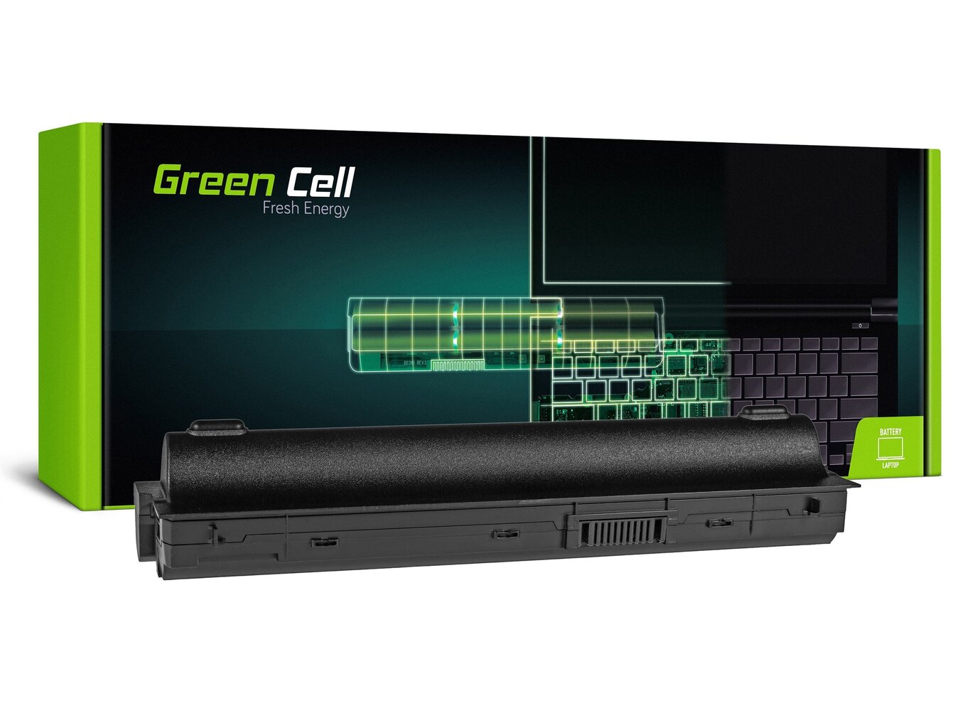 Green Cell Laptop Battery for Dell Latitude E6220 E6230 E6320 E6320 hinta ja tiedot | Kannettavien tietokoneiden akut | hobbyhall.fi
