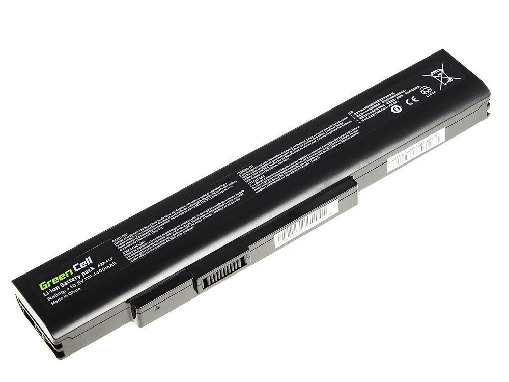 Green Cell Laptop Battery for MSI A6400 CR640 CX640 MS-16Y1 hinta ja tiedot | Kannettavien tietokoneiden akut | hobbyhall.fi