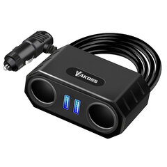 Vakoss TP-3264K -sovitin 2x USB-A 2.1 A (TP-3264K) hinta ja tiedot | Sähköiset lisätarvikkeet | hobbyhall.fi