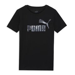 Puma lasten T-paita 676869*01, musta 4099683908501 hinta ja tiedot | Poikien paidat | hobbyhall.fi