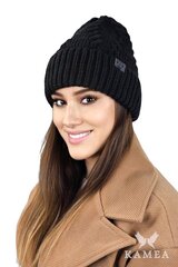 Kamea naisten hattu STELLA*06, musta 5903246760996 hinta ja tiedot | Naisten päähineet | hobbyhall.fi