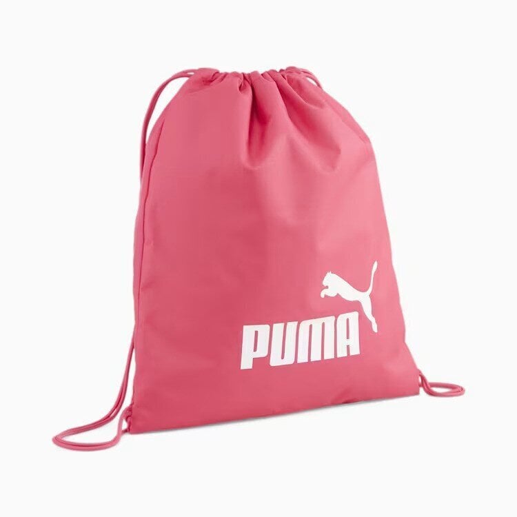 Puma-kenkälaukku Phase 079944*11, fuksia/valkoinen hinta ja tiedot | Koulureput ja -laukut | hobbyhall.fi