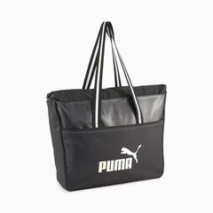 Puma naisten ostoskassi Campus 090328*01, musta/beige 4099685698028 hinta ja tiedot | Naisten käsilaukut | hobbyhall.fi