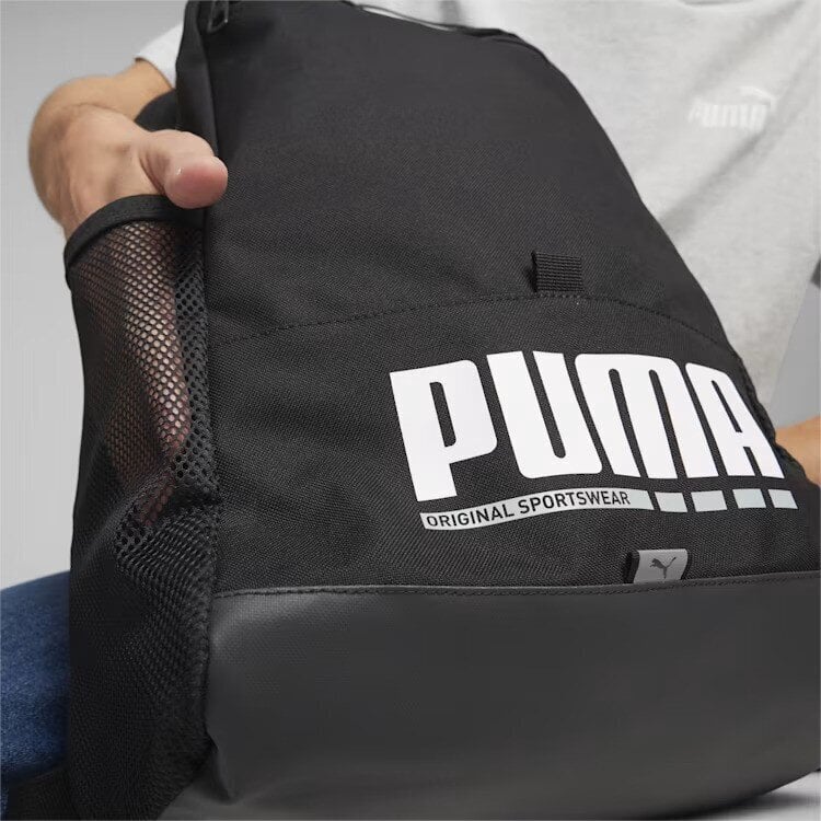 Puma reppu Plus 090346*01, musta valkoinen hinta ja tiedot | Urheilukassit ja reput | hobbyhall.fi