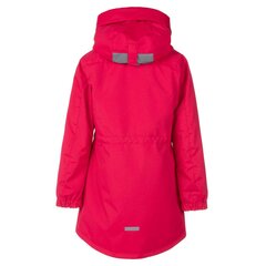 Lenne lasten parka 45g Piia 24266*186, karmiininpunainen 4741593527432 hinta ja tiedot | Tyttöjen takit | hobbyhall.fi