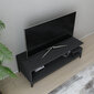 TV-taso, Asir, 120x44,6x37,6 cm, harmaa/musta hinta ja tiedot | TV-tasot | hobbyhall.fi