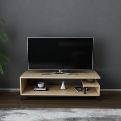 TV-taso, Asir, 120x44,6x37,6 cm, ruskea/musta hinta ja tiedot | TV-tasot | hobbyhall.fi