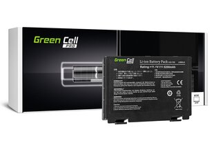 Green Cell PRO kannettavan tietokoneen akku, sopii Asus K40 K50 K50AB K50C K51 K51AC K60 K70 X70 X5DC hinta ja tiedot | Kannettavien tietokoneiden akut | hobbyhall.fi