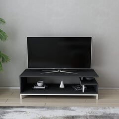 TV-taso, Asir, 120x44,6x37,6 cm, valkoinen/harmaa hinta ja tiedot | TV-tasot | hobbyhall.fi