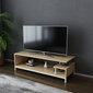TV-taso, Asir, 120x44,6x37,6 cm, valkoinen/beige hinta ja tiedot | TV-tasot | hobbyhall.fi