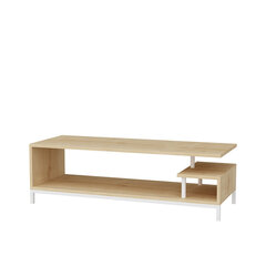 TV-taso, Asir, 120x44,6x37,6 cm, valkoinen/beige hinta ja tiedot | TV-tasot | hobbyhall.fi