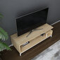 TV-taso, Asir, 120x44,6x37,6 cm, valkoinen/beige hinta ja tiedot | TV-tasot | hobbyhall.fi