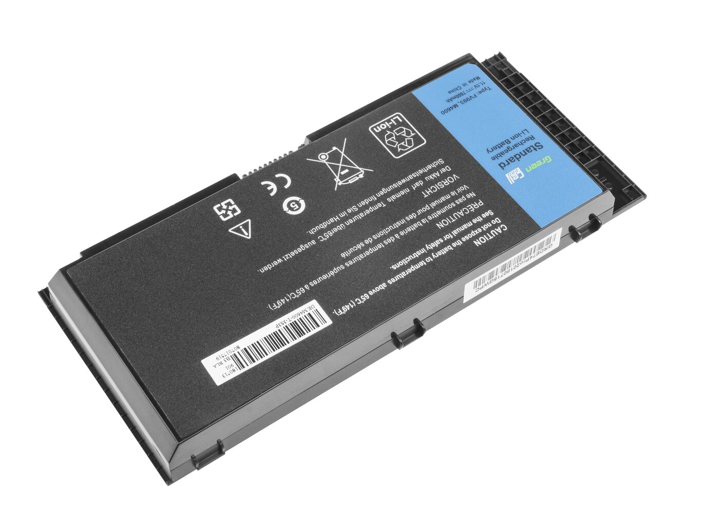 Green Cell PRO Laptop Battery FV993 for Dell Precision M4600 M4700 M4800 M6600 M6700 hinta ja tiedot | Kannettavien tietokoneiden akut | hobbyhall.fi