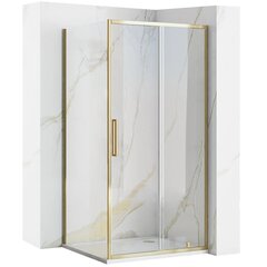 Suihkukaappi REA Rapid Slide Gold, 100x80,90,100 cm hinta ja tiedot | Suihkukaapit ja suihkunurkat | hobbyhall.fi