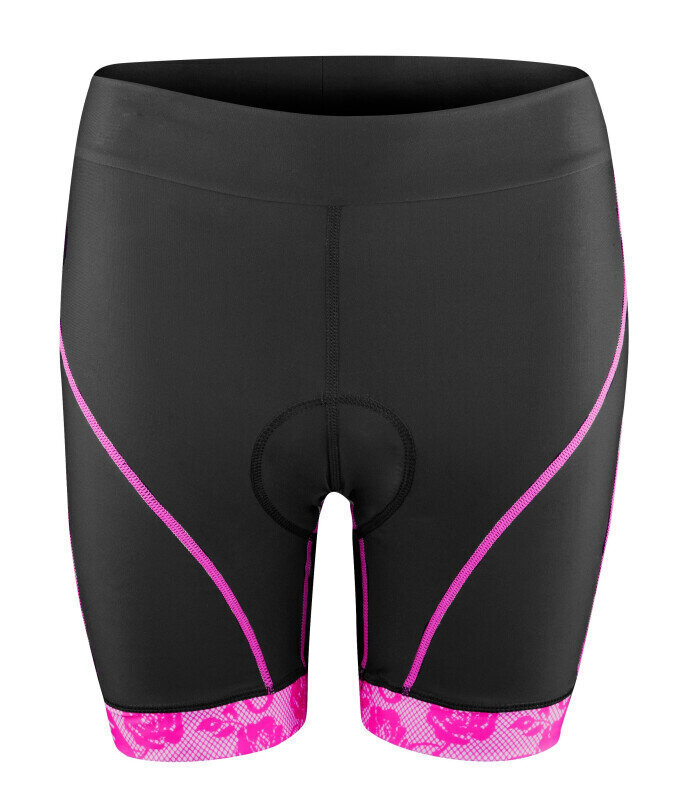 Pyöräilyshortsit Force Rose Black/Pink XL 65613 hinta ja tiedot | Vaatteet polkupyöräilyyn | hobbyhall.fi