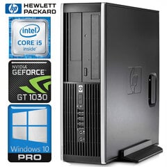 HP 8200 Elite SFF i5-2400 4GB 120SSD+1TB GT1030 2GB WIN10PRO/W7P hinta ja tiedot | Pöytätietokoneet | hobbyhall.fi