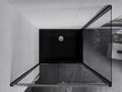 Suihkukaappi Mexen Apia altaalla ja sifonilla, Chrome+Black/Chrome, 110x70,80,90,100 cm hinta ja tiedot | Suihkukaapit ja suihkunurkat | hobbyhall.fi