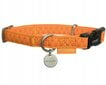 Zolux Mac Leather koiran kaulapanta, 20 mm, oranssi hinta ja tiedot | Koiran valjaat ja kaulapannat | hobbyhall.fi