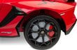 Lasten yksipaikkainen sähköauto Toyz Lamborghini Aventador SVJ, punainen hinta ja tiedot | Lasten sähköautot | hobbyhall.fi