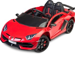 Lasten yksipaikkainen sähköauto Toyz Lamborghini Aventador SVJ, punainen hinta ja tiedot | Toyz Ulkoilu | hobbyhall.fi