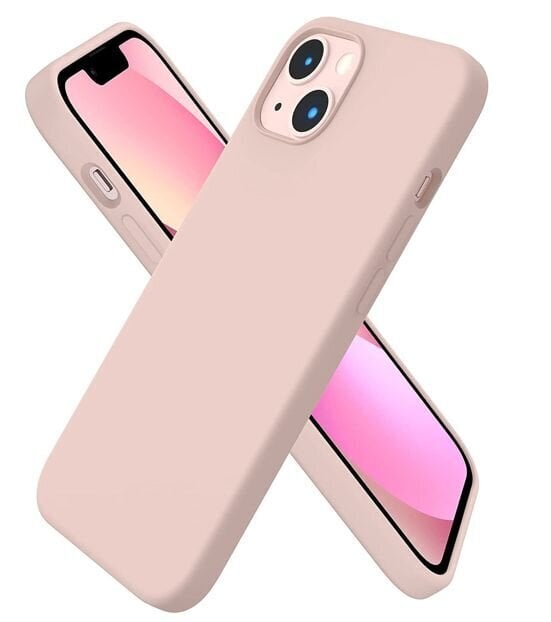 Evelatus Liquid Silicone iPhone 13, pinkki hinta ja tiedot | Puhelimen kuoret ja kotelot | hobbyhall.fi