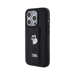 KARL LAGERFELD Choupette Pin iPhone 14 Pro Max, 6,7", Musta hinta ja tiedot | Puhelimen kuoret ja kotelot | hobbyhall.fi