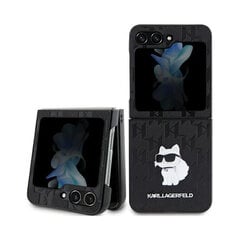 KARL LAGERFELD kotelo, Saffiano Mono Choupette PIN Samsung Galaxy Z Flip 5, 6,7″, Musta hinta ja tiedot | Puhelimen kuoret ja kotelot | hobbyhall.fi