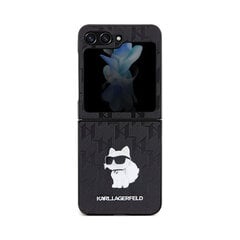KARL LAGERFELD kotelo, Saffiano Mono Choupette PIN Samsung Galaxy Z Flip 5, 6,7″, Musta hinta ja tiedot | Karl Lagerfeld Matkapuhelimet ja tarvikkeet | hobbyhall.fi