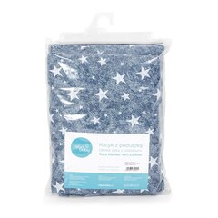 CebaBaby antklodės ir pagalvės rinkinys Blue Stars, 75x100, 2 dalių hinta ja tiedot | Vuodevaatteet lapsille | hobbyhall.fi