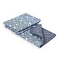 CebaBaby antklodės ir pagalvės rinkinys Blue Stars, 75x100, 2 dalių hinta ja tiedot | Vuodevaatteet lapsille | hobbyhall.fi