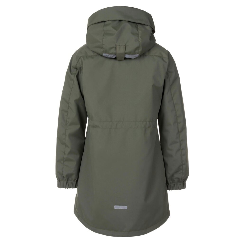 Lenne lasten parka 45g Piia 24266*330, oliivi 4741593527678 hinta ja tiedot | Tyttöjen takit | hobbyhall.fi