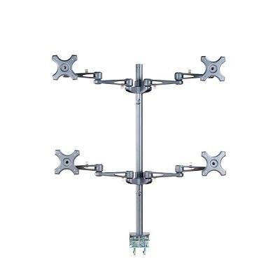 NEWSTAR FLAT SCREEN DESK MOUNT (CLAMP) 10-27 SILVER hinta ja tiedot | Näyttötelineet | hobbyhall.fi